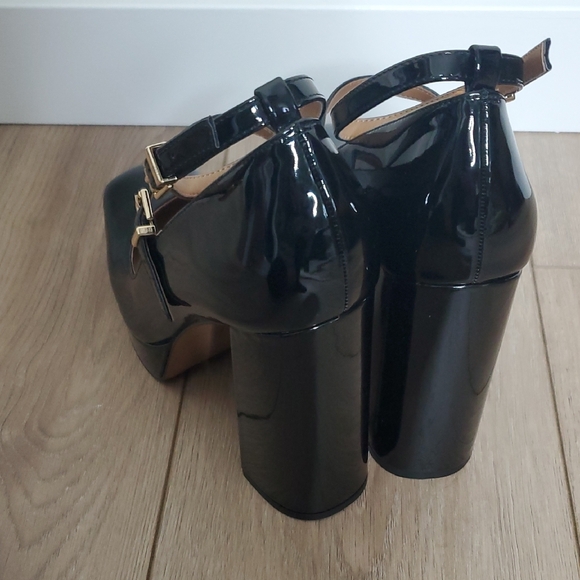 Jessica Simpson Mary Jane Black Platform Heels Size 9 - Picture 5 of 10